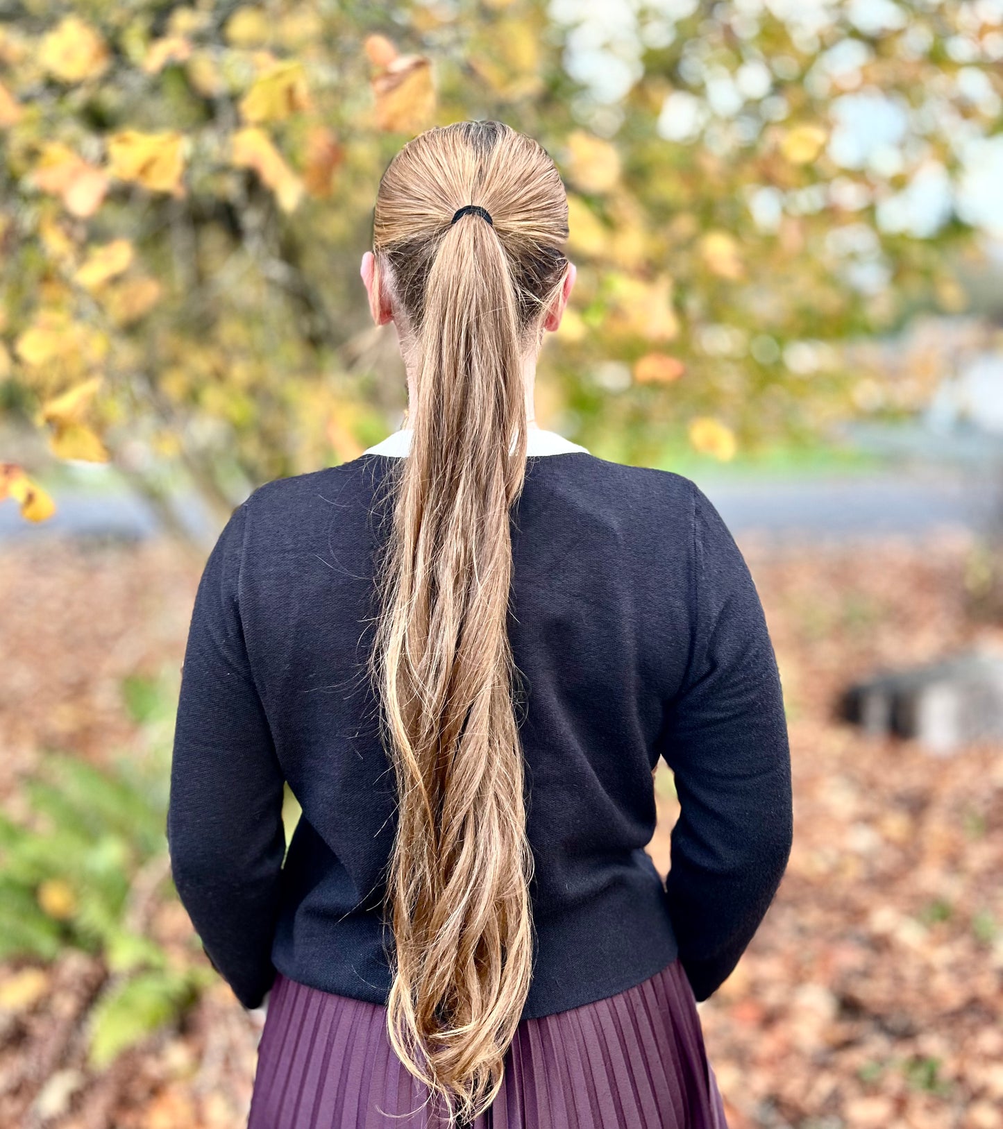 B/W Button Down Sweater