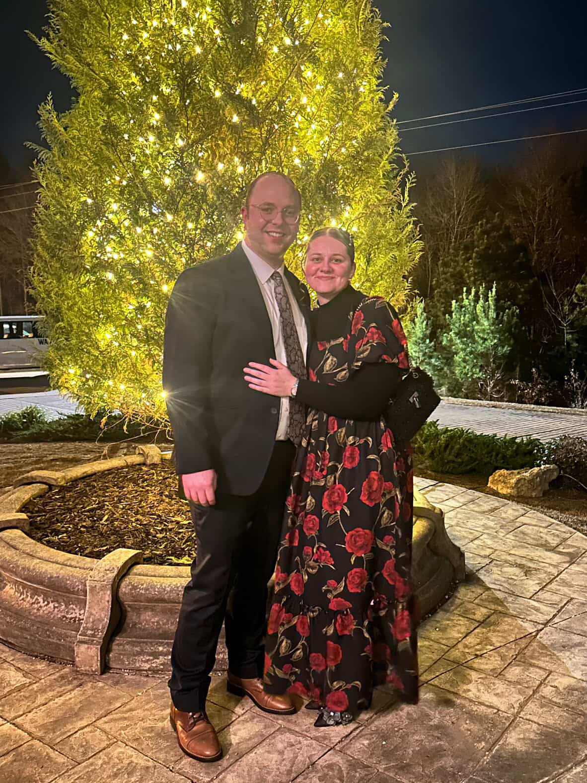 BLACK ROSE PRINTED WOVEN DRESS