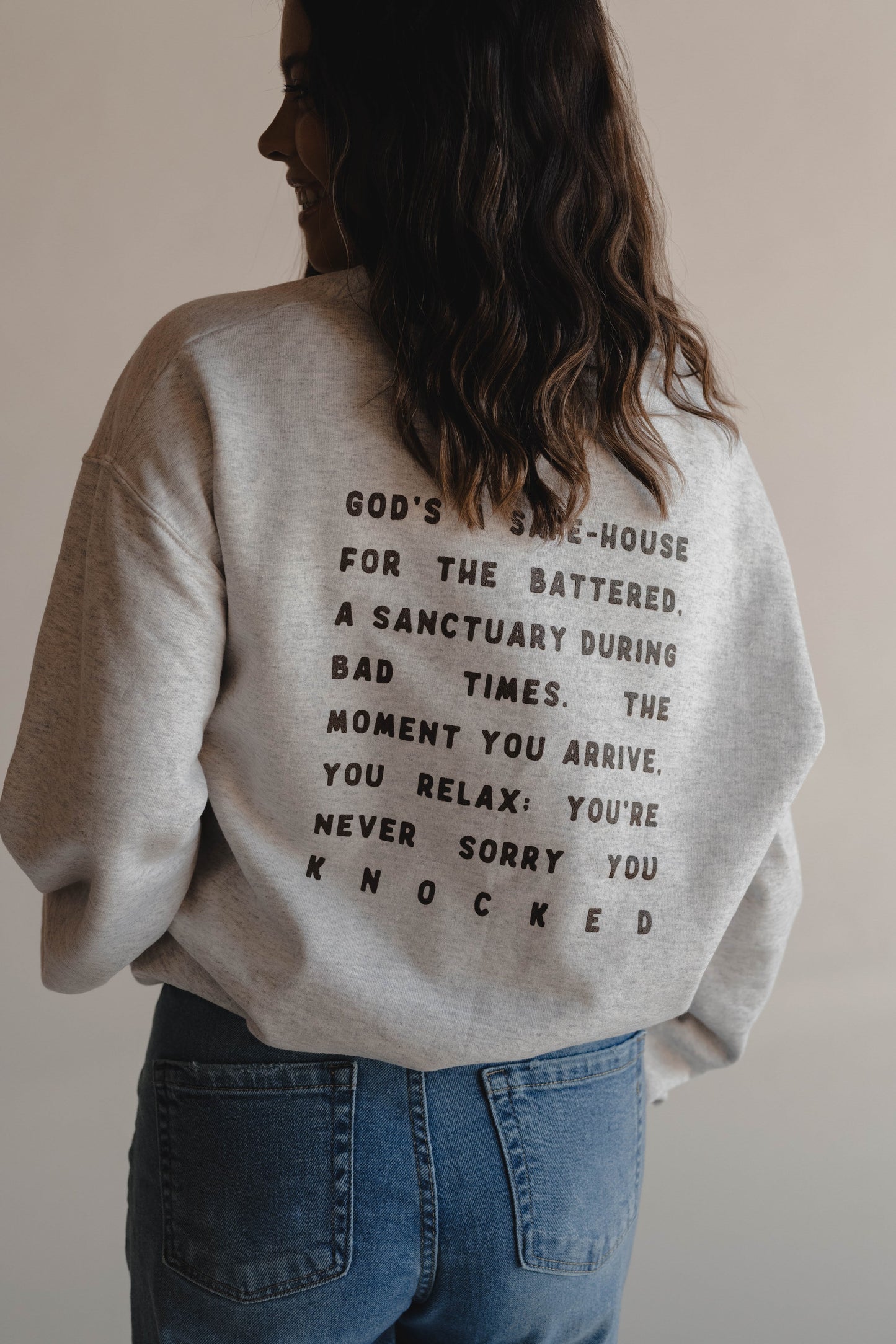 God Is My Refuge Pullover Sweatshirt