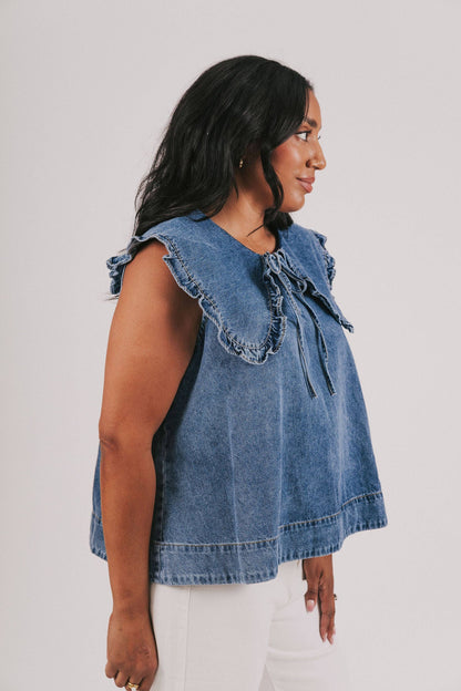 EXCLUSIVE - Denim Closer To Love Top