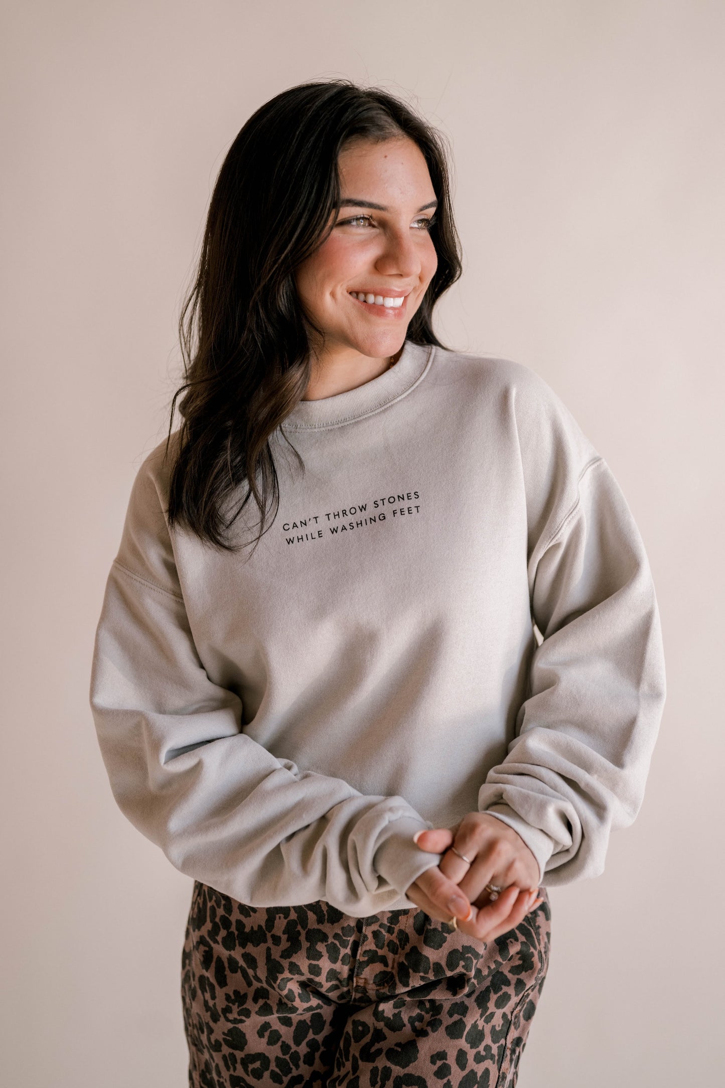 Can’t Throw Stones - Pullover Sweatshirt