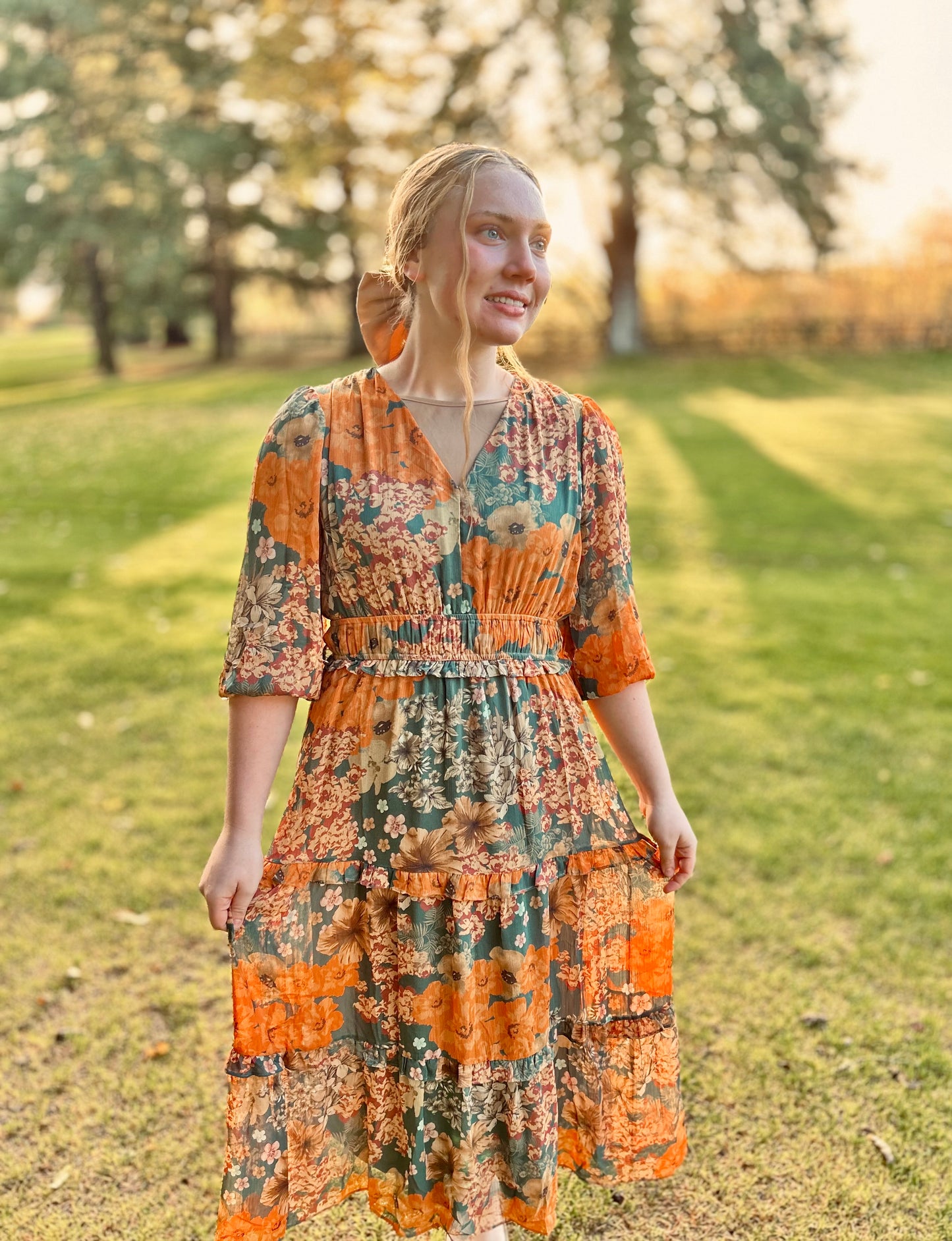 Field Of Dreams Midi Dress