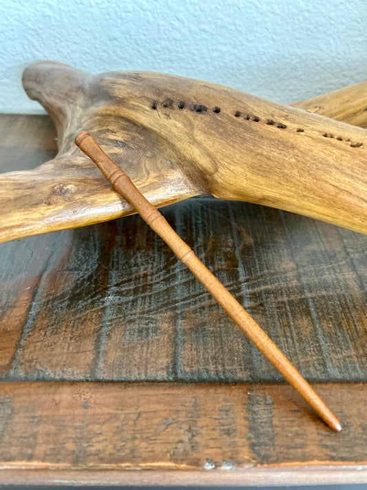 Wooden Hair Stick - Long Bamboo