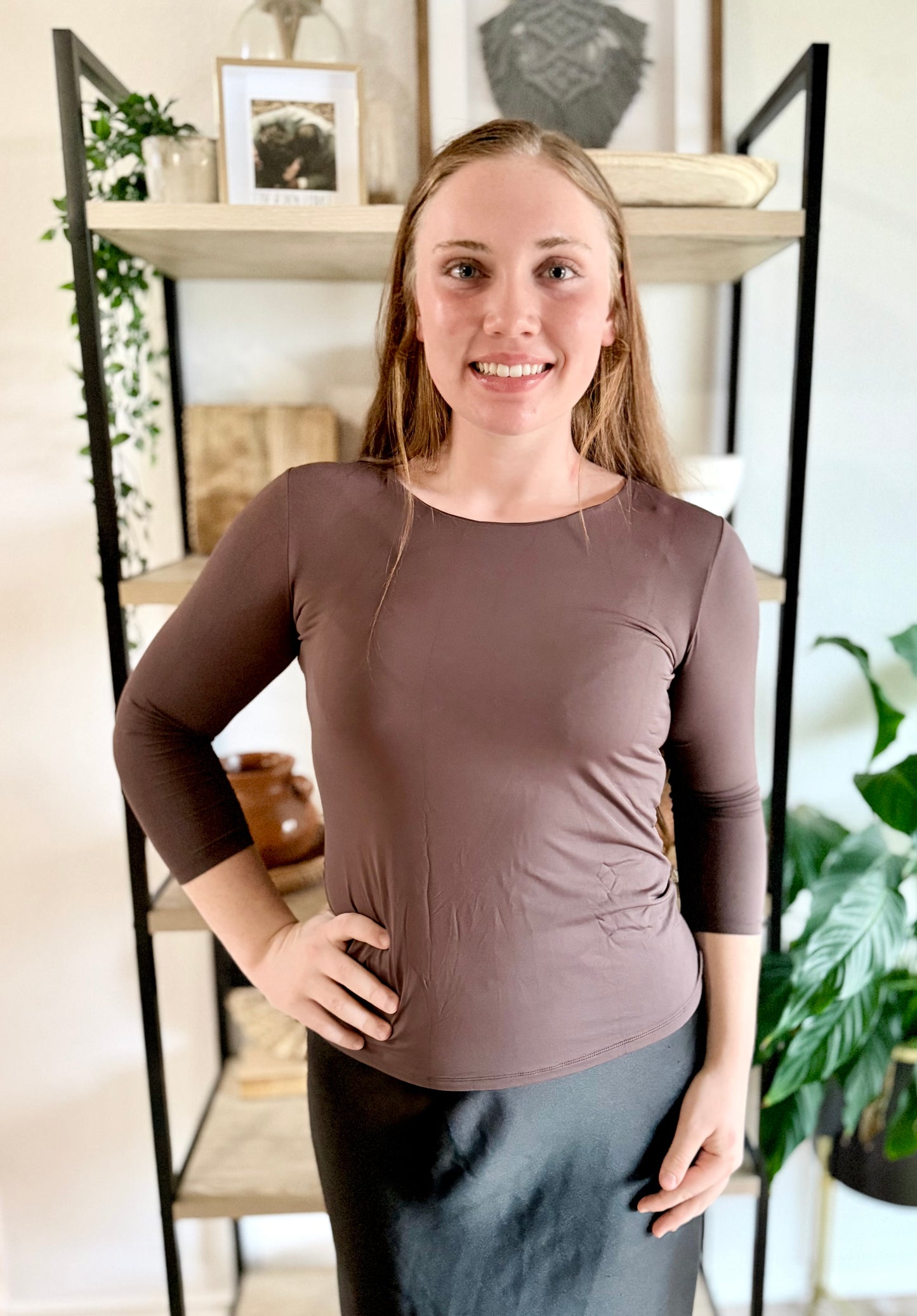 Double Layering 3/4 Sleeve Undershirts - Multiple Colors