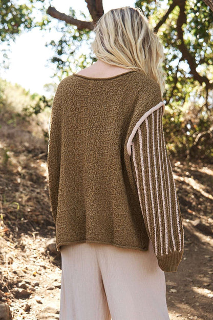Olive Oversize Sweater