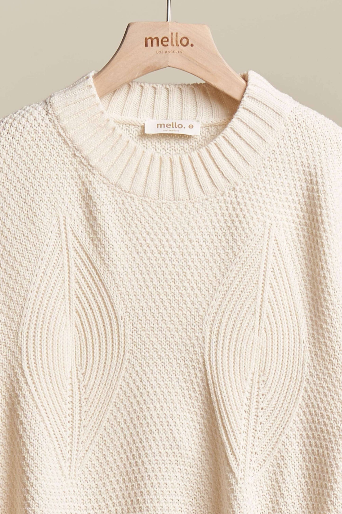 Oversize Round Neck Sweater with Fringe