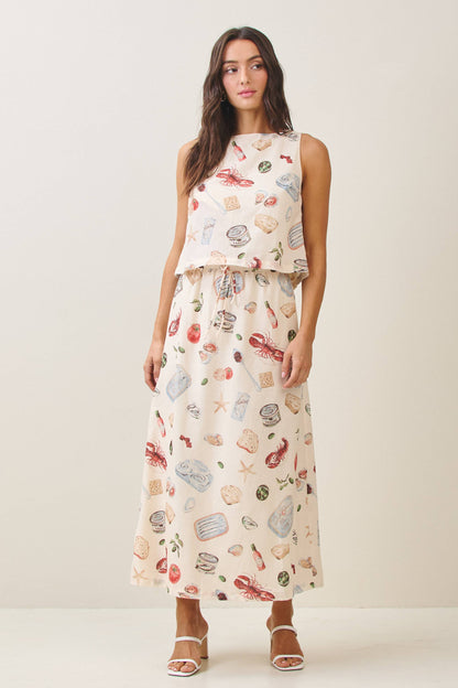 Southern Charm Top & Skirt Set