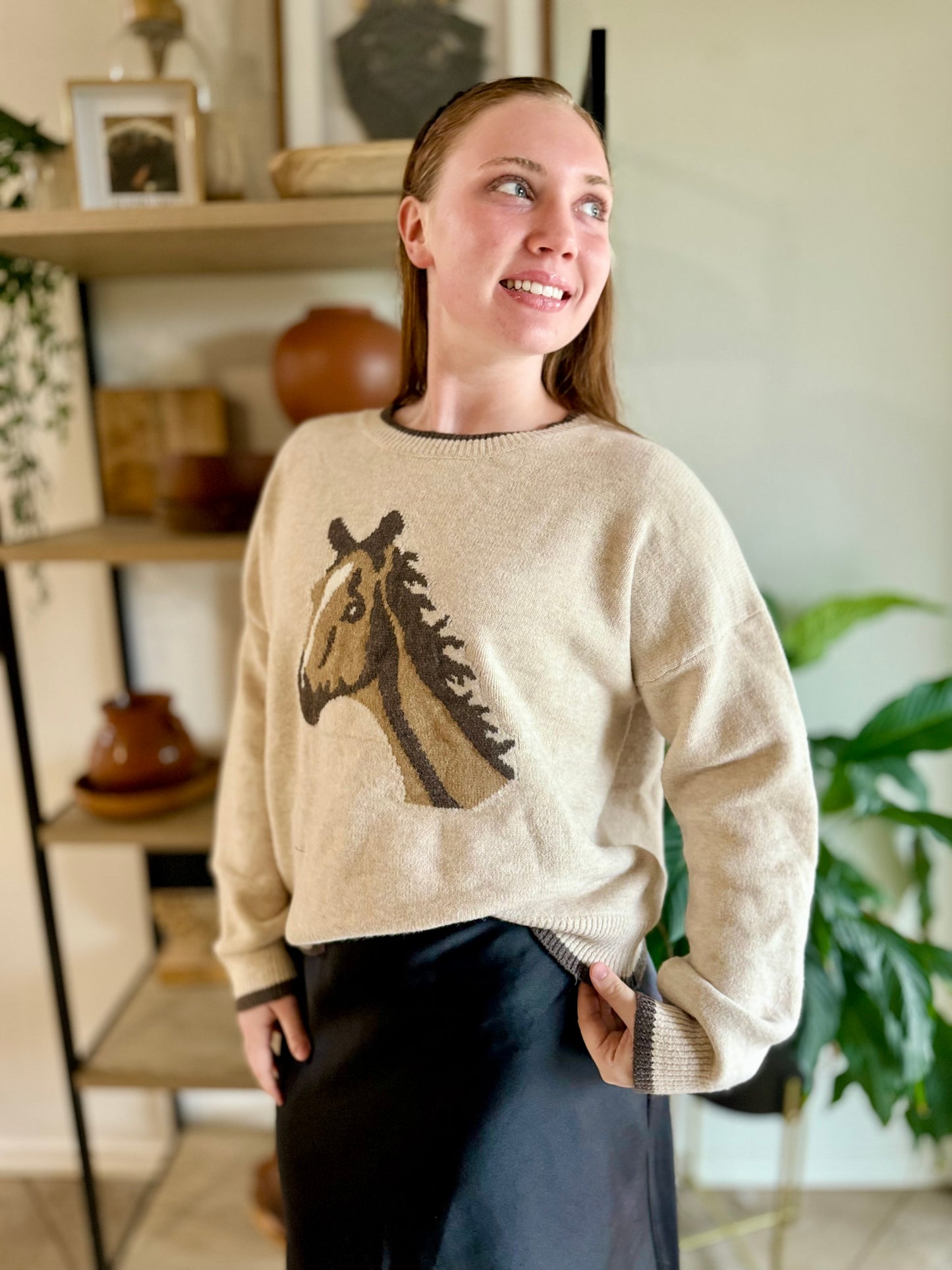 Western Wool Blend Sweater