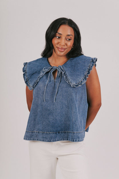 EXCLUSIVE - Denim Closer To Love Top