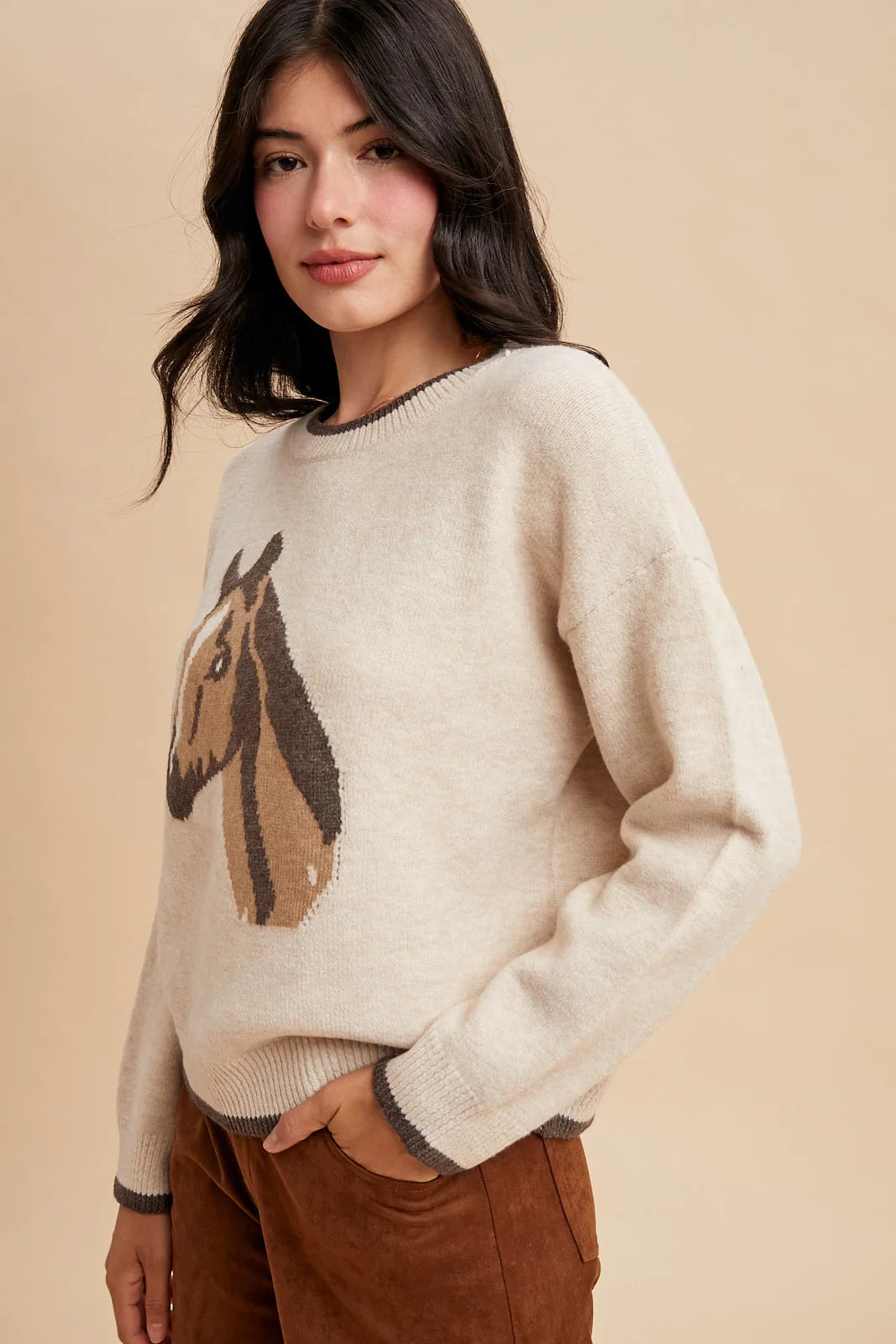 Western Wool Blend Sweater