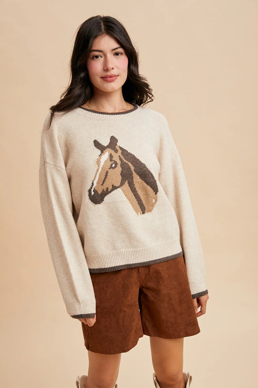 Western Wool Blend Sweater