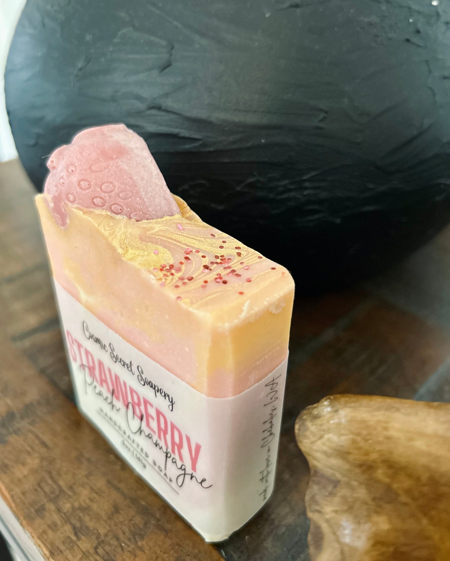 Handmade Soap- Strawberry Peach Champagne