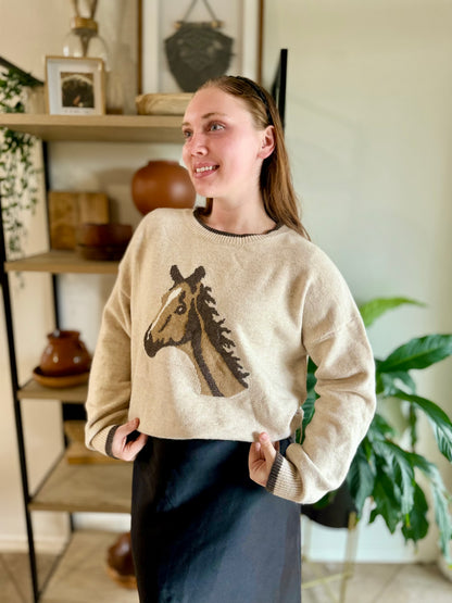 Western Wool Blend Sweater