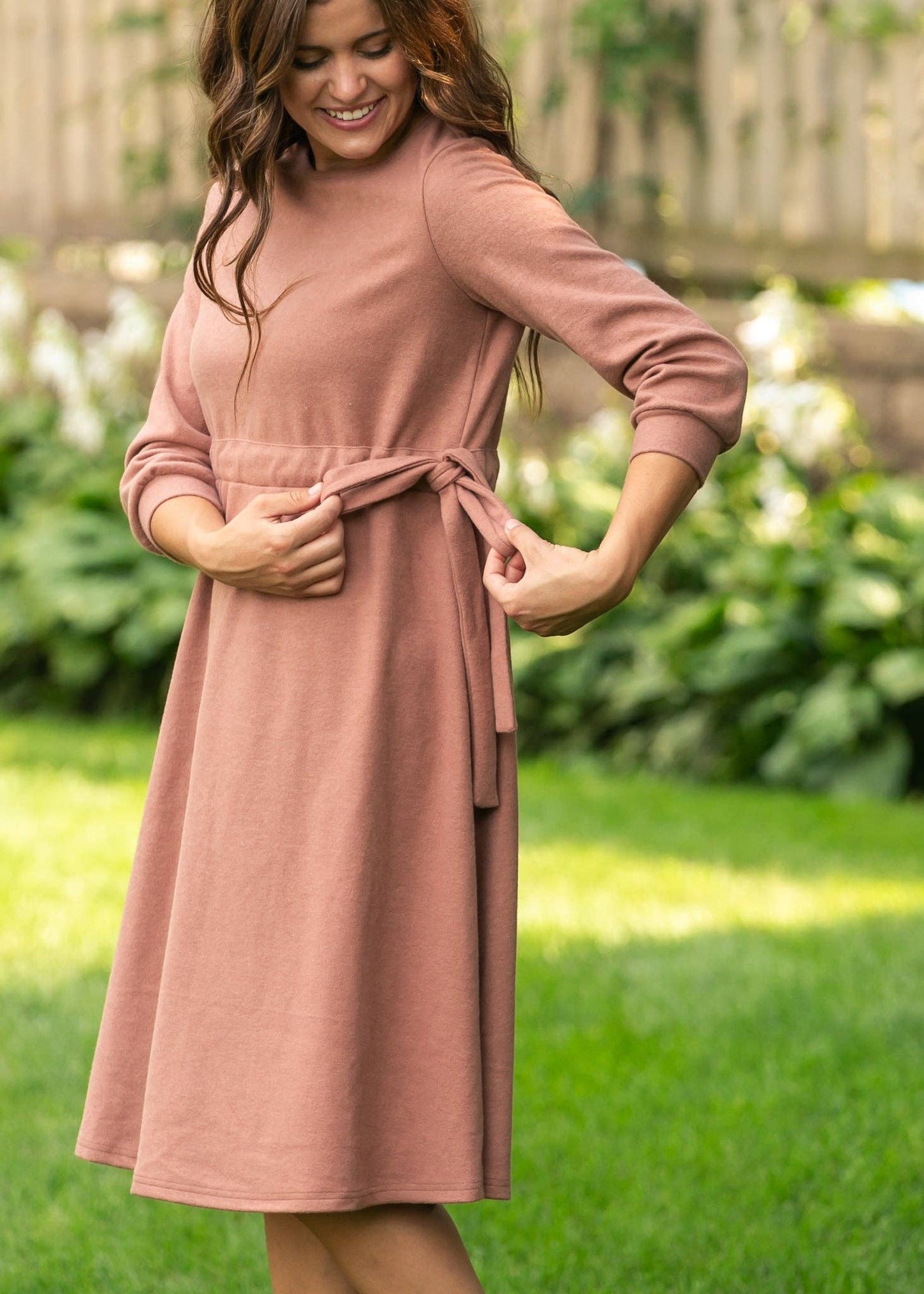 Blair Long Sleeve Midi Dress