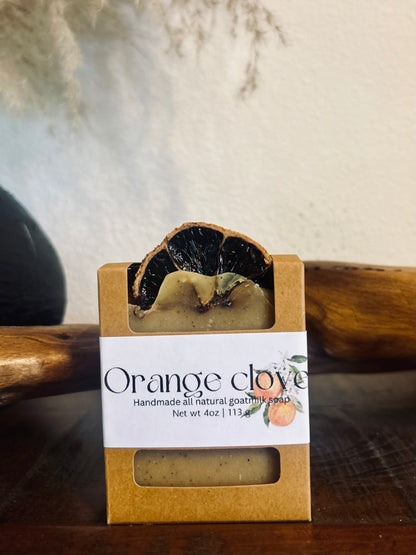Goatmilk Bar Soap - Orange & Clove