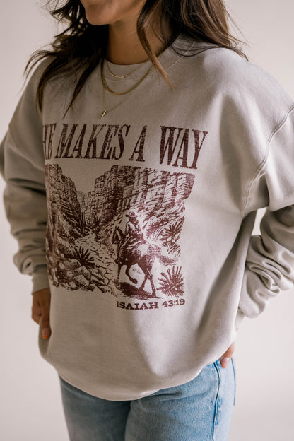 He Makes A Way Pullover