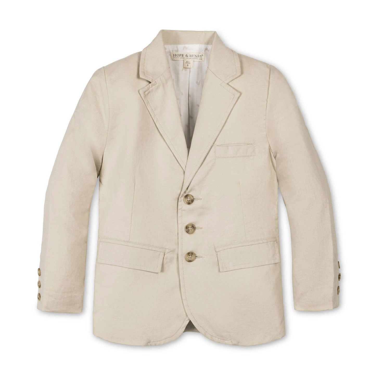 2-Piece Boys Linen Suit