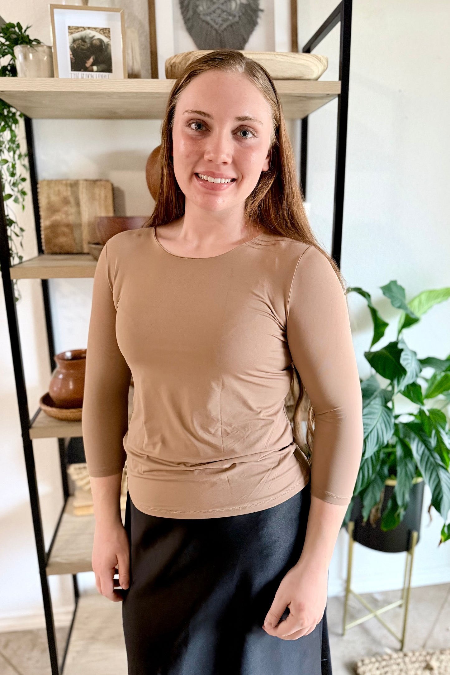 Double Layering 3/4 Sleeve Undershirts - Multiple Colors