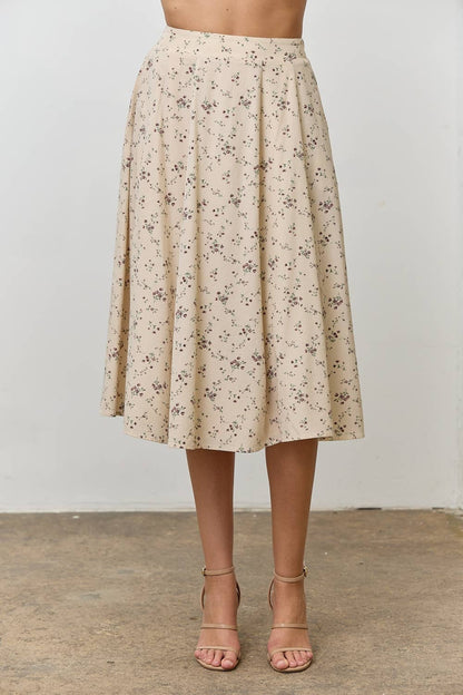 VELVET BOW LONG SLEEVE TOP & SKIRT SET