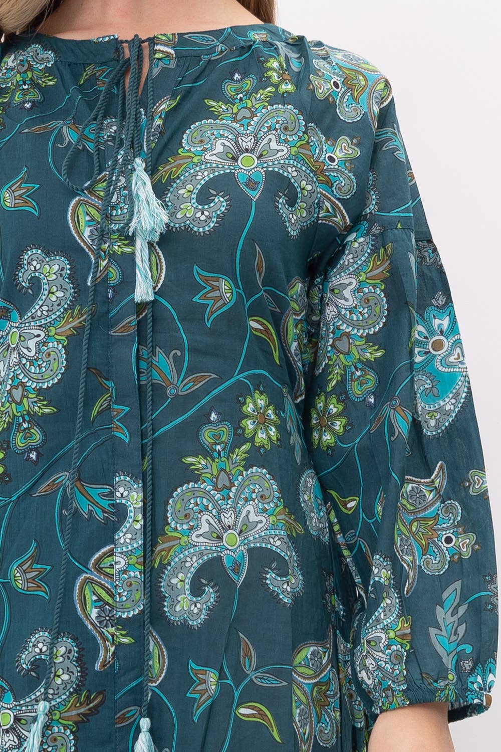 Into the Blue Cotton Midi Dress - PRE ORDER