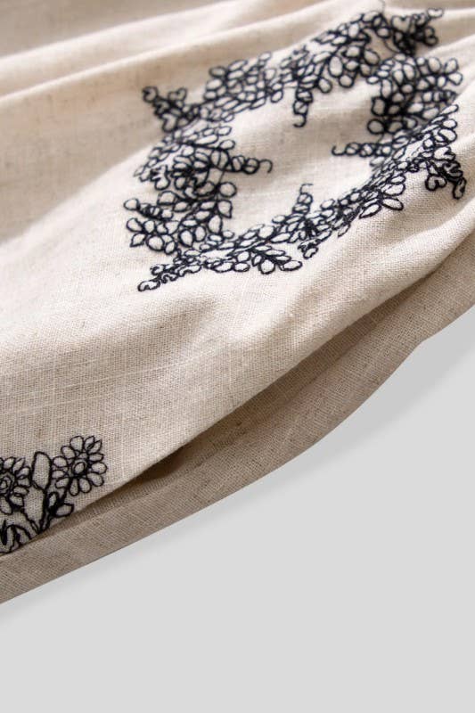 Boho Patch Embroidered Dress - PRE ORDER