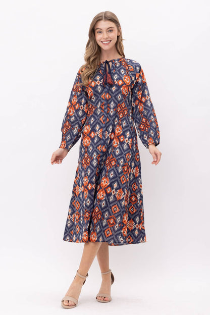 Aztec Midi Dress - PRE ORDER
