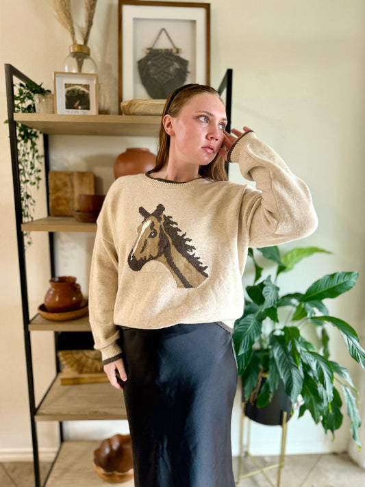 Western Wool Blend Sweater