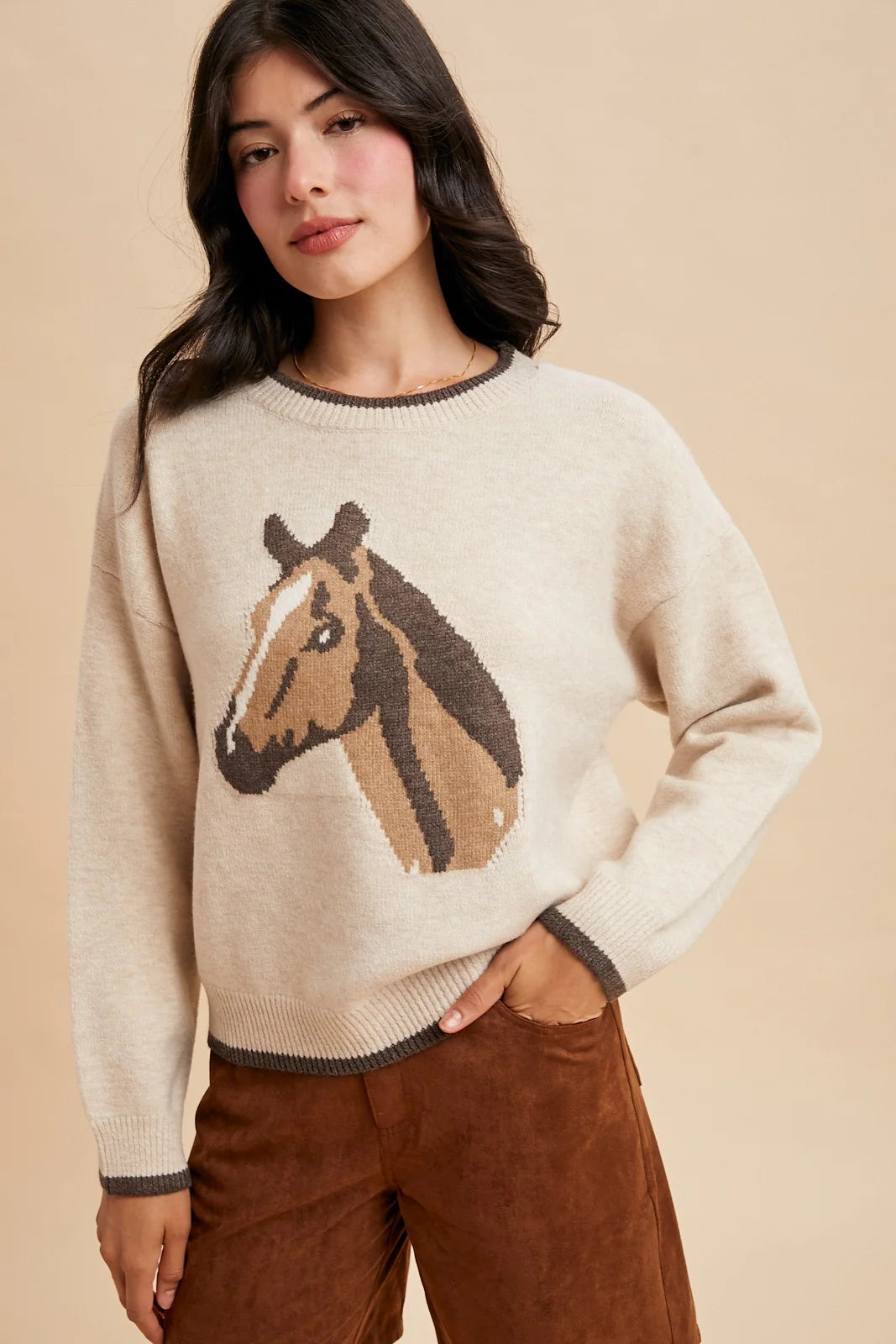 Western Wool Blend Sweater