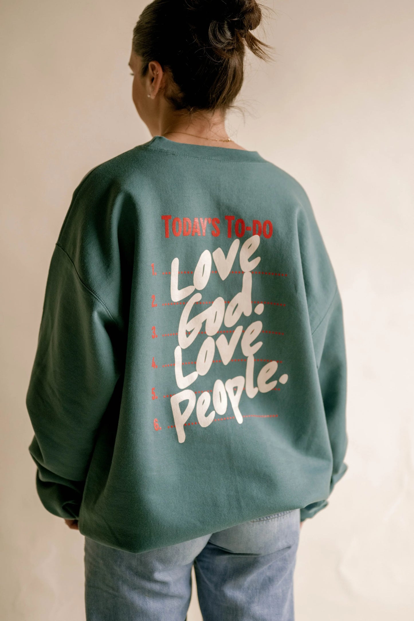 LOVE GOD LOVE PEOPLE - Pullover Sweatshirt