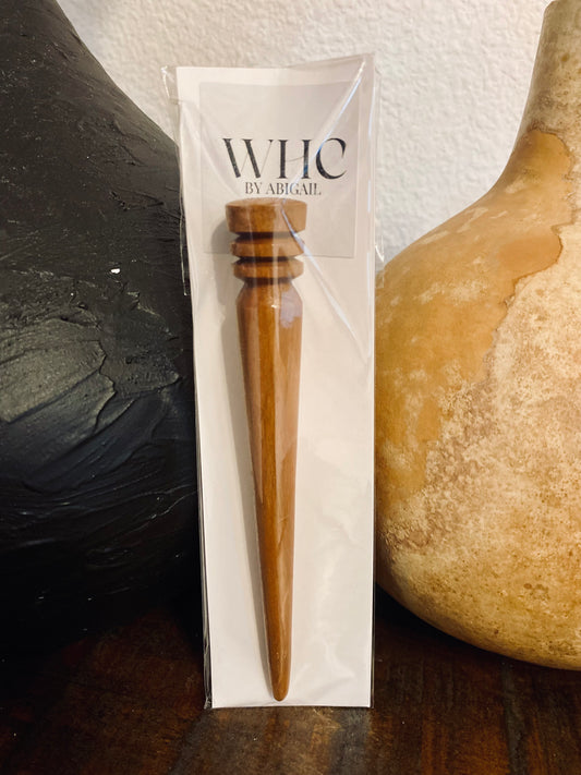 Wooden Hair Stick - Tan