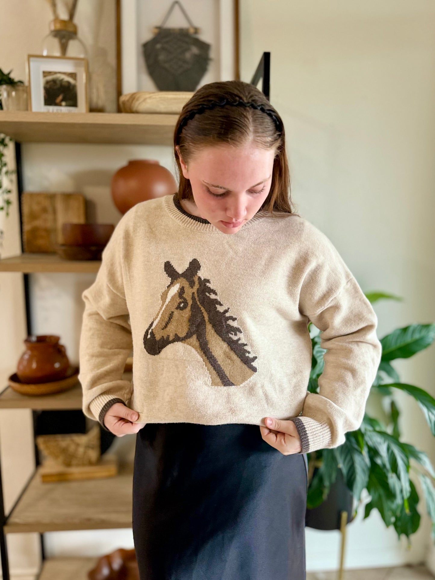 Western Wool Blend Sweater