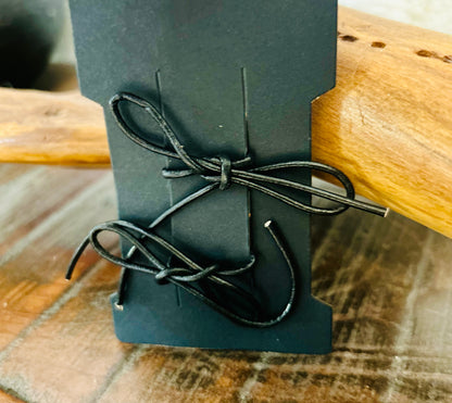 Wood/Leather Hair Wraps