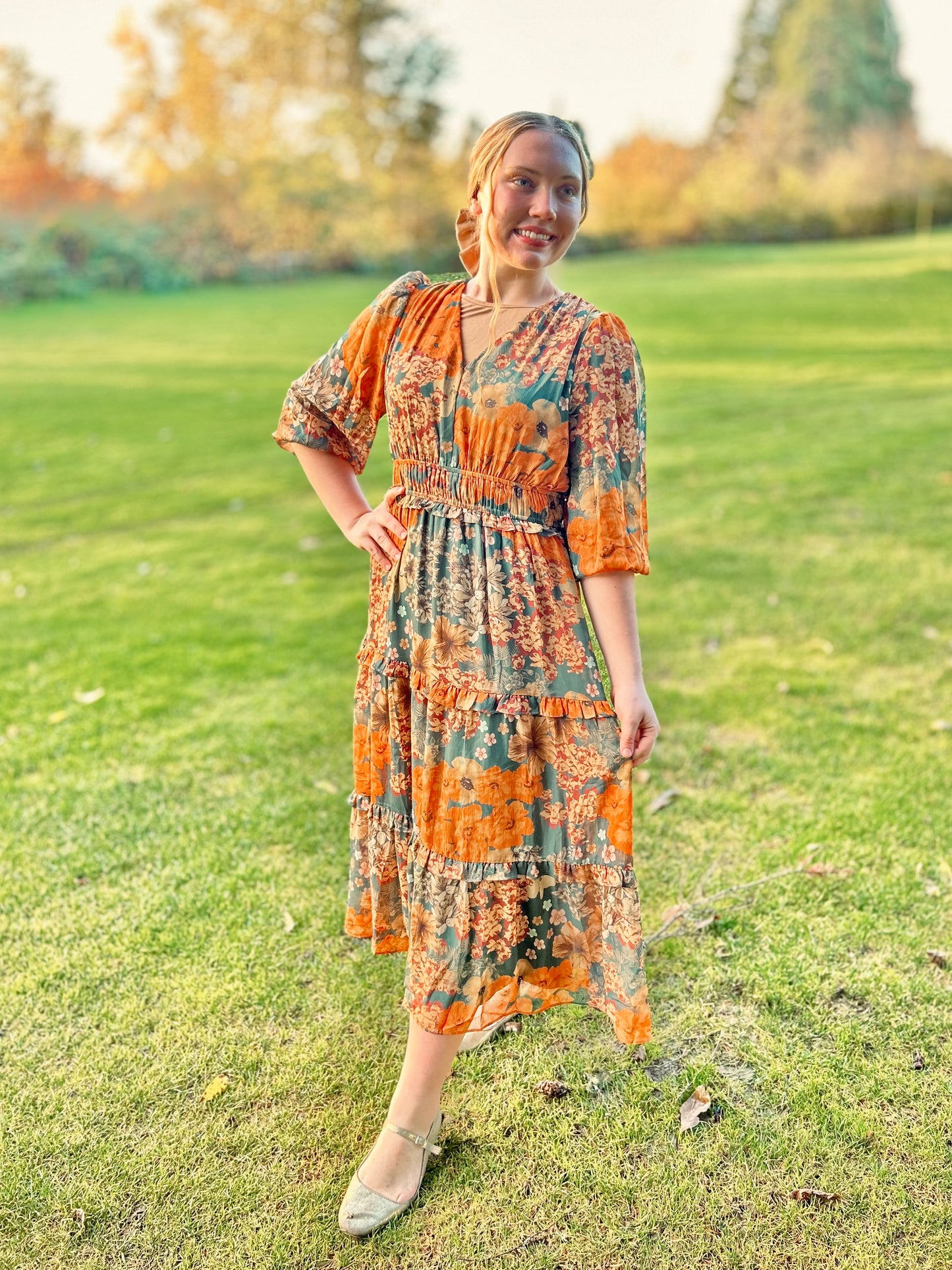 Field Of Dreams Midi Dress