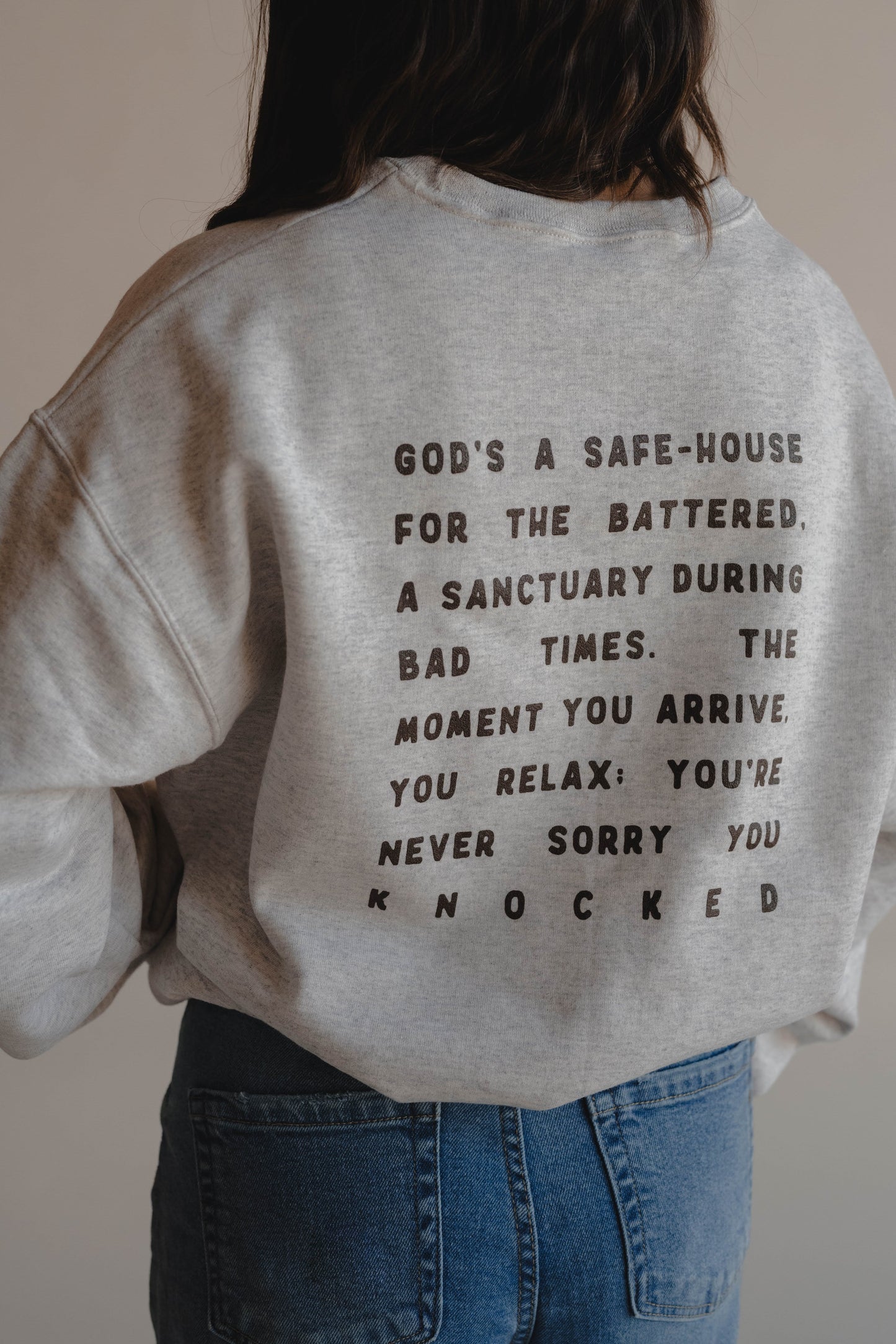 God Is My Refuge Pullover Sweatshirt