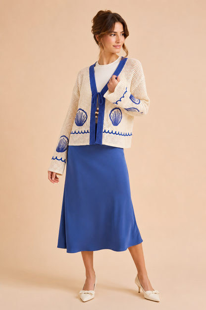 Seashell Cardigan Sweater