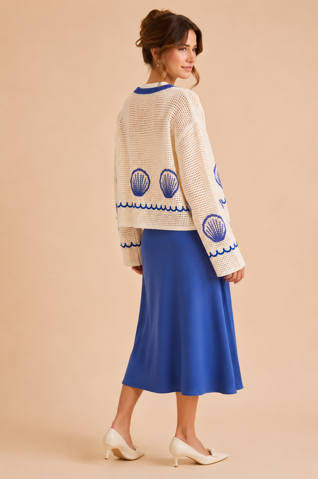 Seashell Cardigan Sweater