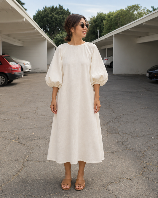 Ogden Dress White