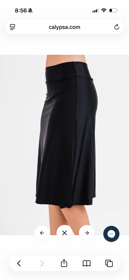 Calypsa Long Swim Skort - Multiple Colors