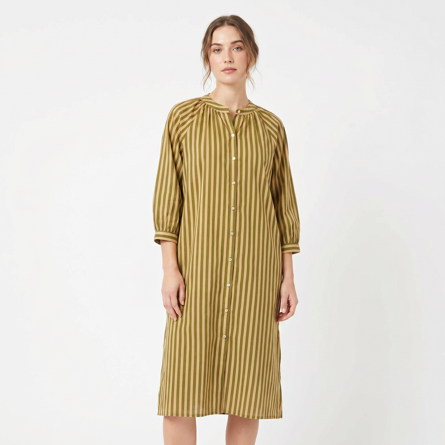 Green Stripe Dress