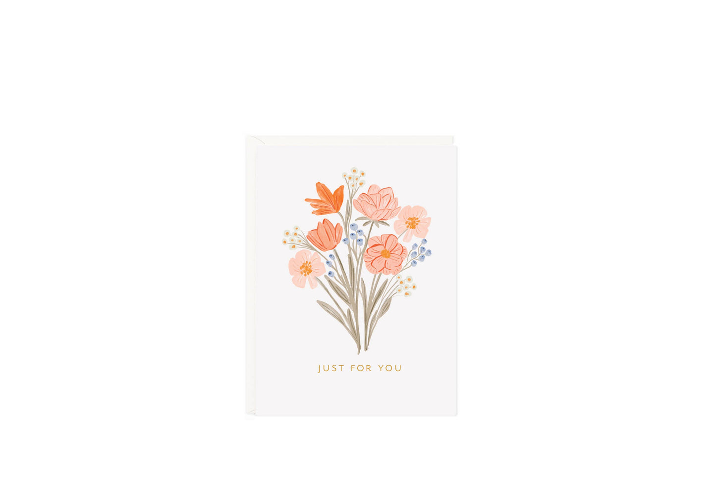 Just For You Bouquet Mini Card