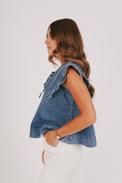 EXCLUSIVE - Denim Closer To Love Top
