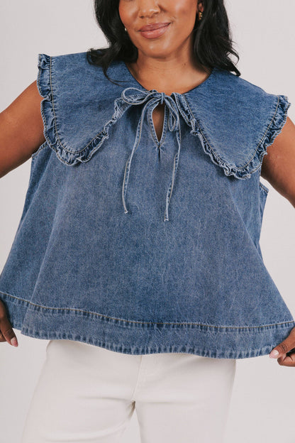 EXCLUSIVE - Denim Closer To Love Top