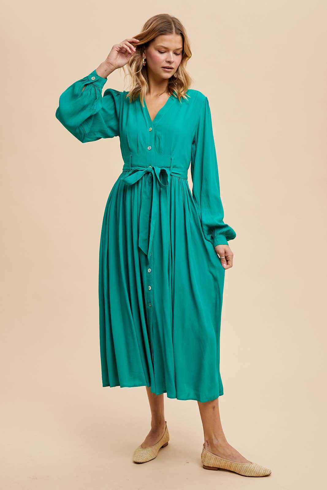 JADE VISCOSE MAXI DRESS