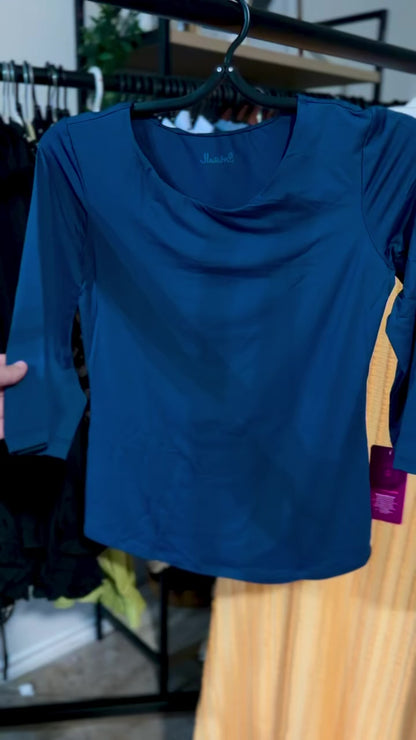 Double Layering 3/4 Sleeve Undershirts - Multiple Colors